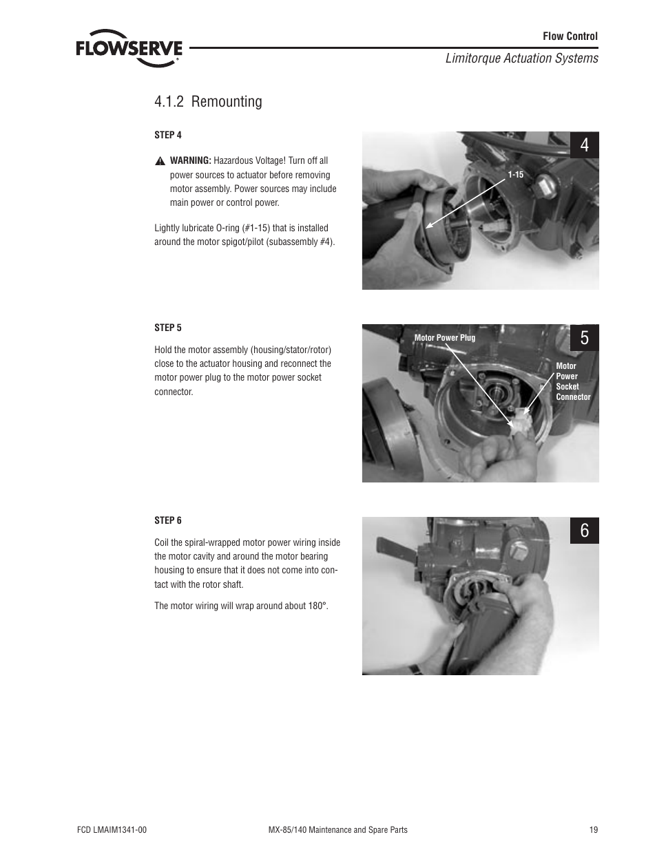 2 remounting | Flowserve MX-85 Actuator User Manual | Page 27 / 96