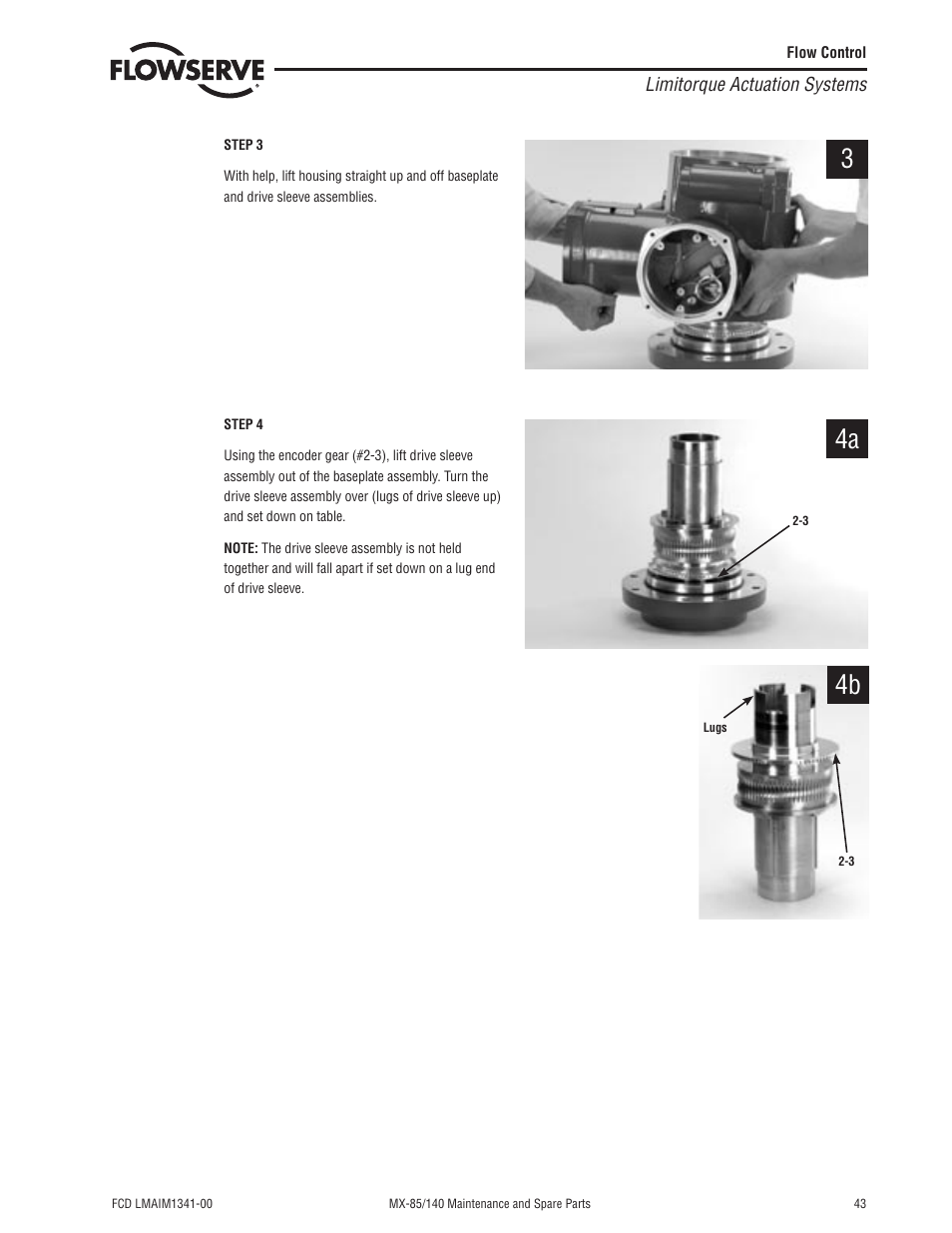 Flowserve MX-85 Actuator User Manual | Page 51 / 96