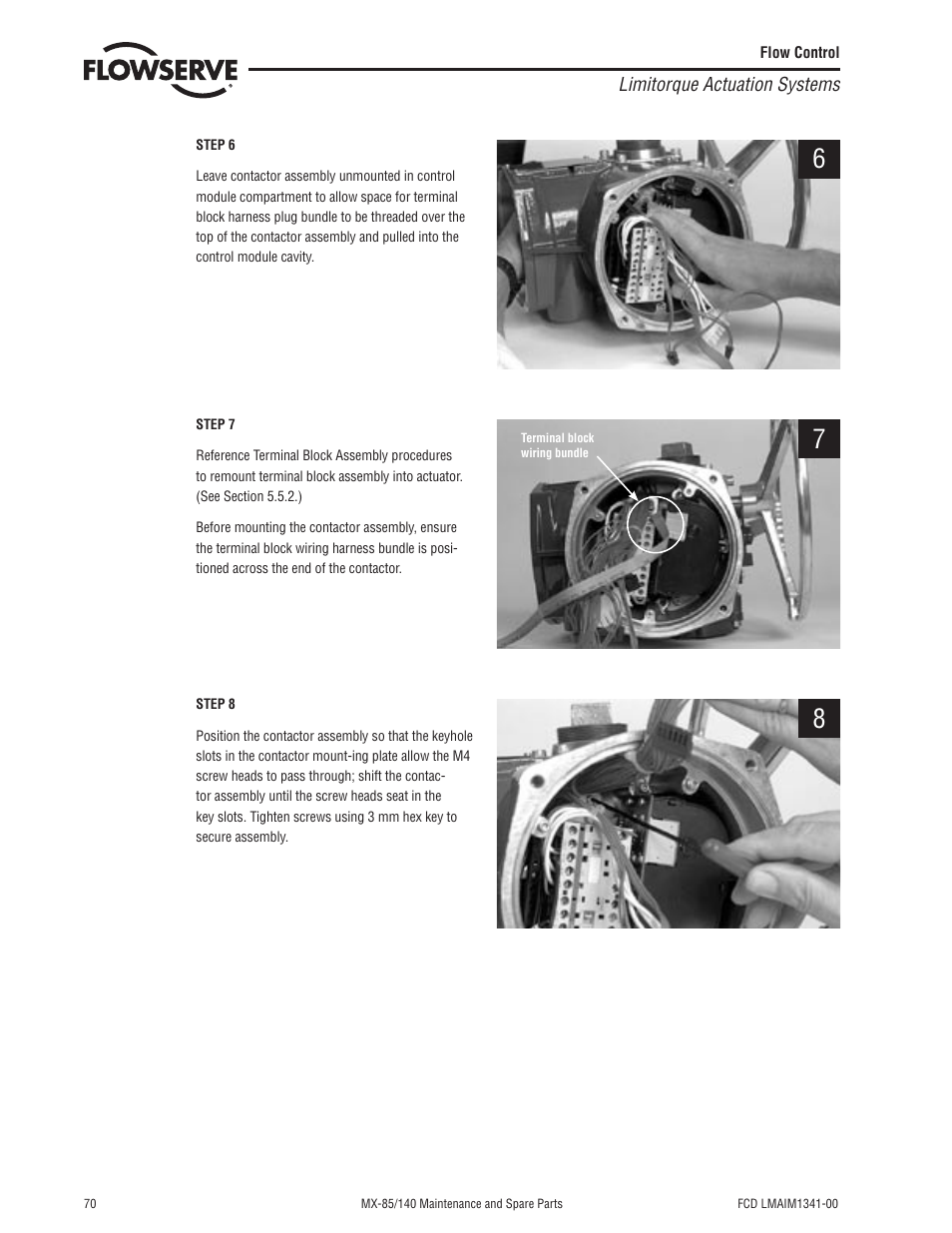 Flowserve MX-85 Actuator User Manual | Page 78 / 96