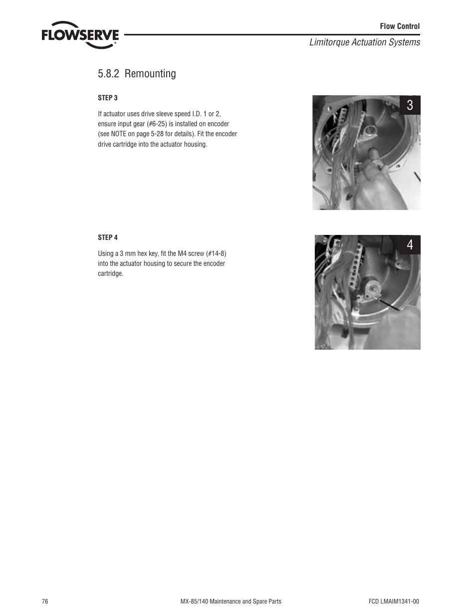 2 remounting | Flowserve MX-85 Actuator User Manual | Page 84 / 96
