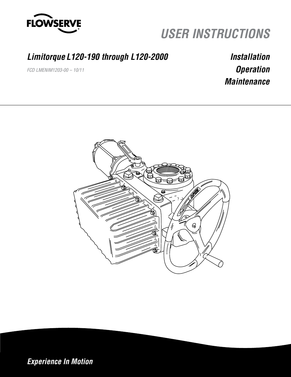 Flowserve L120-190 through L120-2000 User Manual | 56 pages