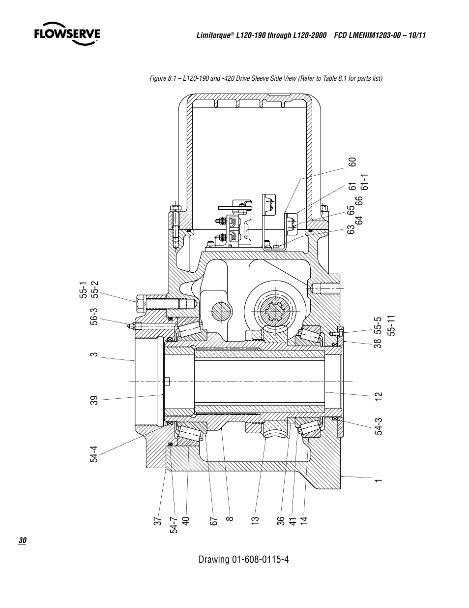 Flowserve L120-190 through L120-2000 User Manual | Page 30 / 56