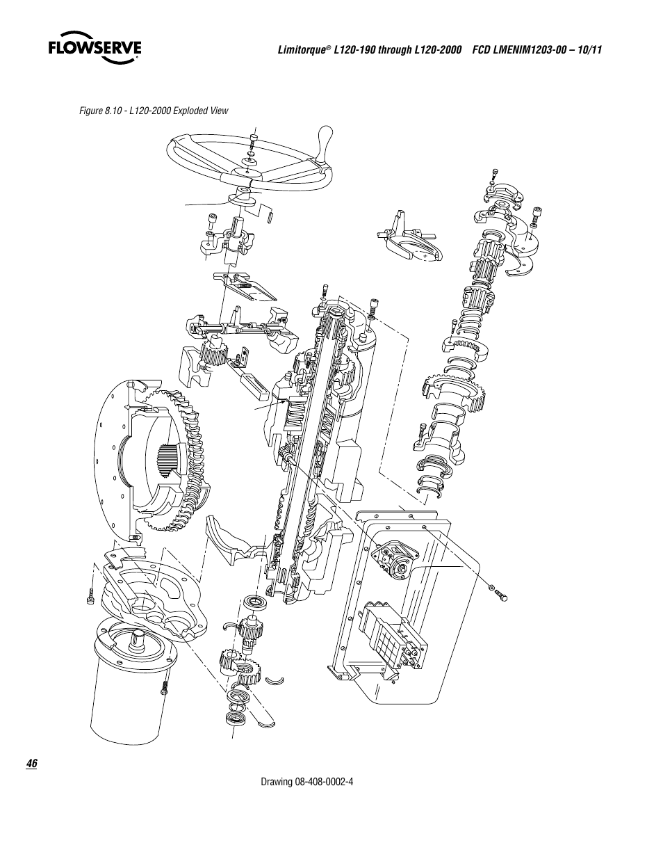 Flowserve L120-190 through L120-2000 User Manual | Page 46 / 56