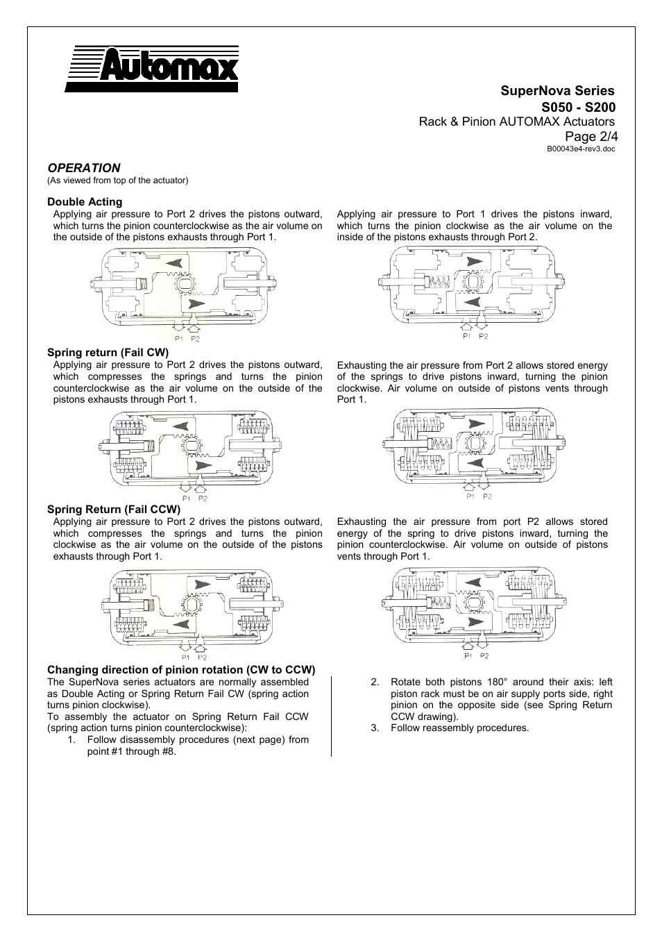Supernova series, Pag e 2/4 | Flowserve SuperNova Series User Manual | Page 2 / 4