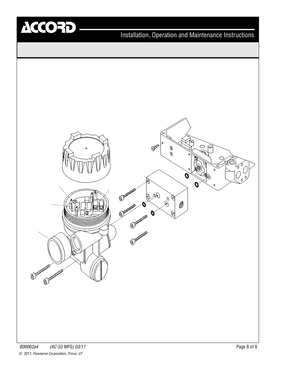 Flowserve Apex 5000 Positioner User Manual | Page 8 / 8