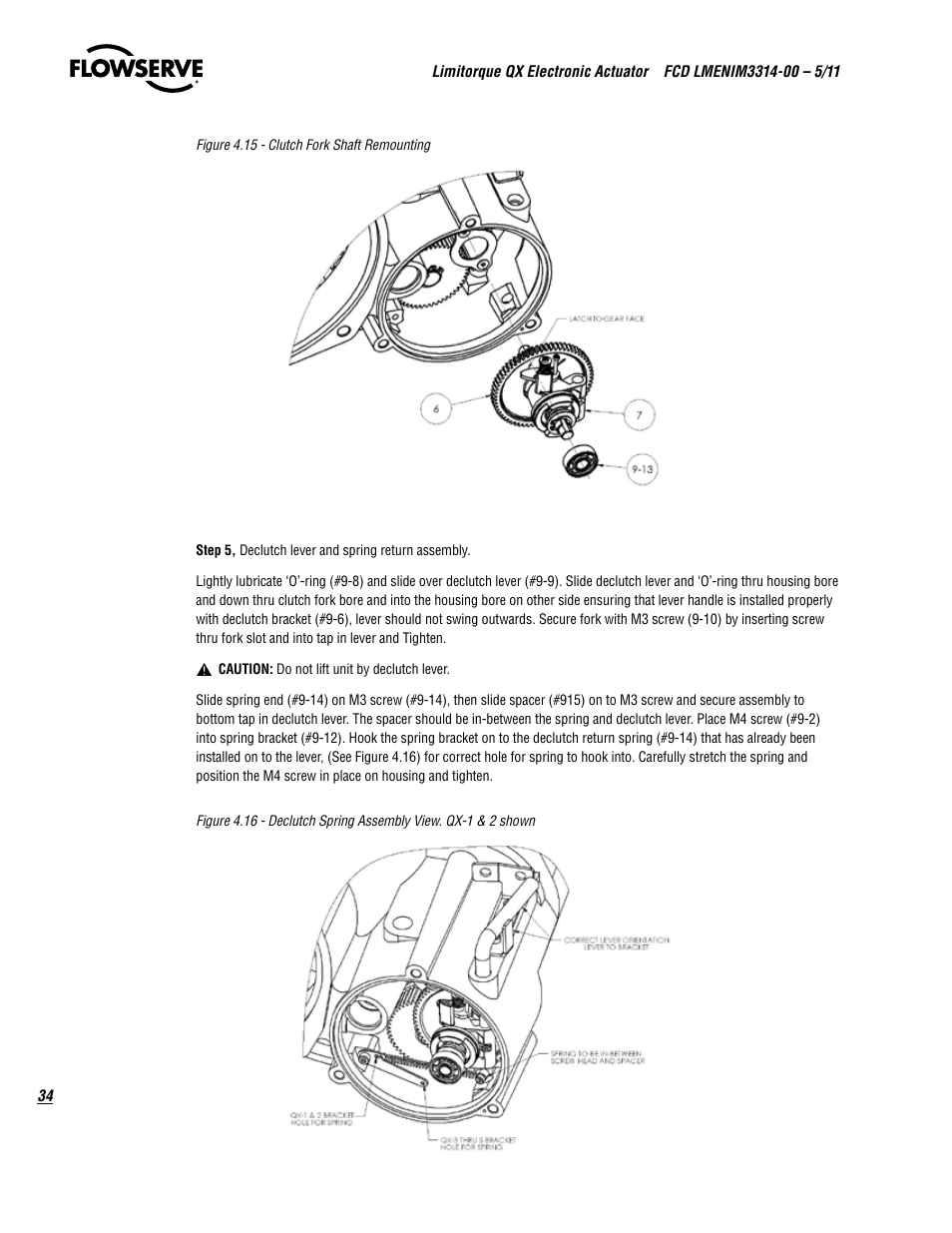 Flowserve QX
 Limitorque User Manual | Page 34 / 82