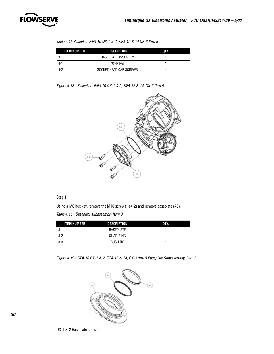 Flowserve QX
 Limitorque User Manual | Page 36 / 82