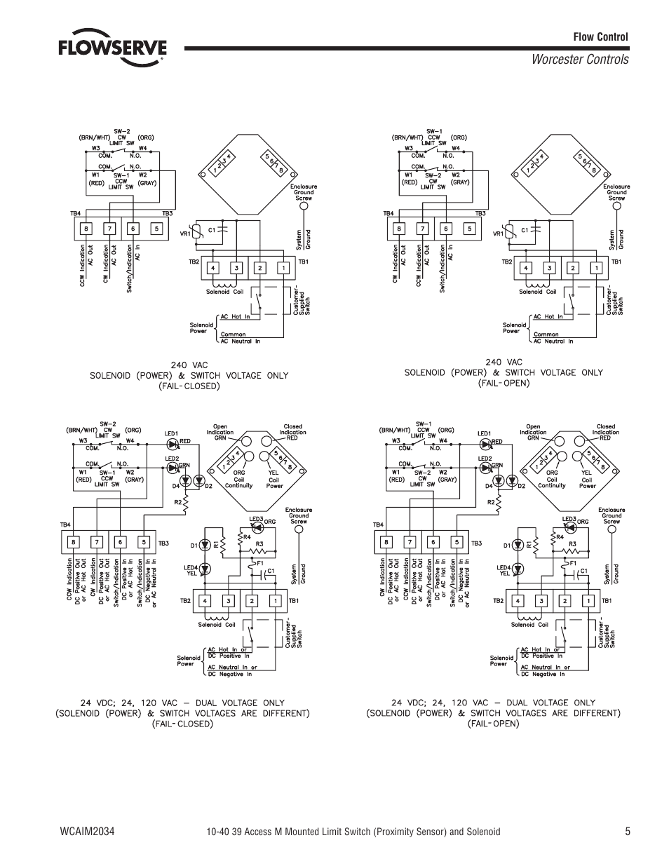 Flowserve 10-40 39 Access M Worcester Controls User Manual | Page 5 / 12