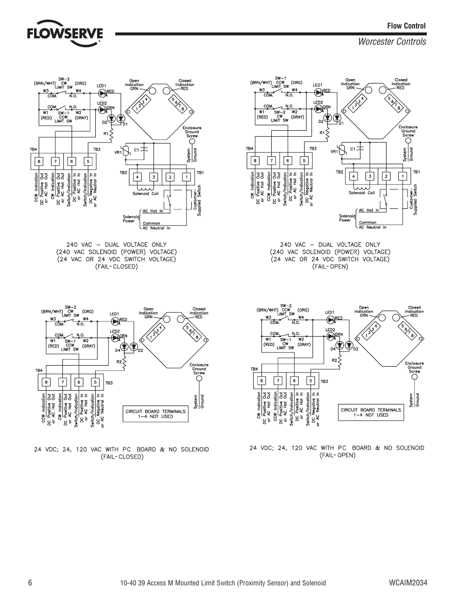 Flowserve 10-40 39 Access M Worcester Controls User Manual | Page 6 / 12