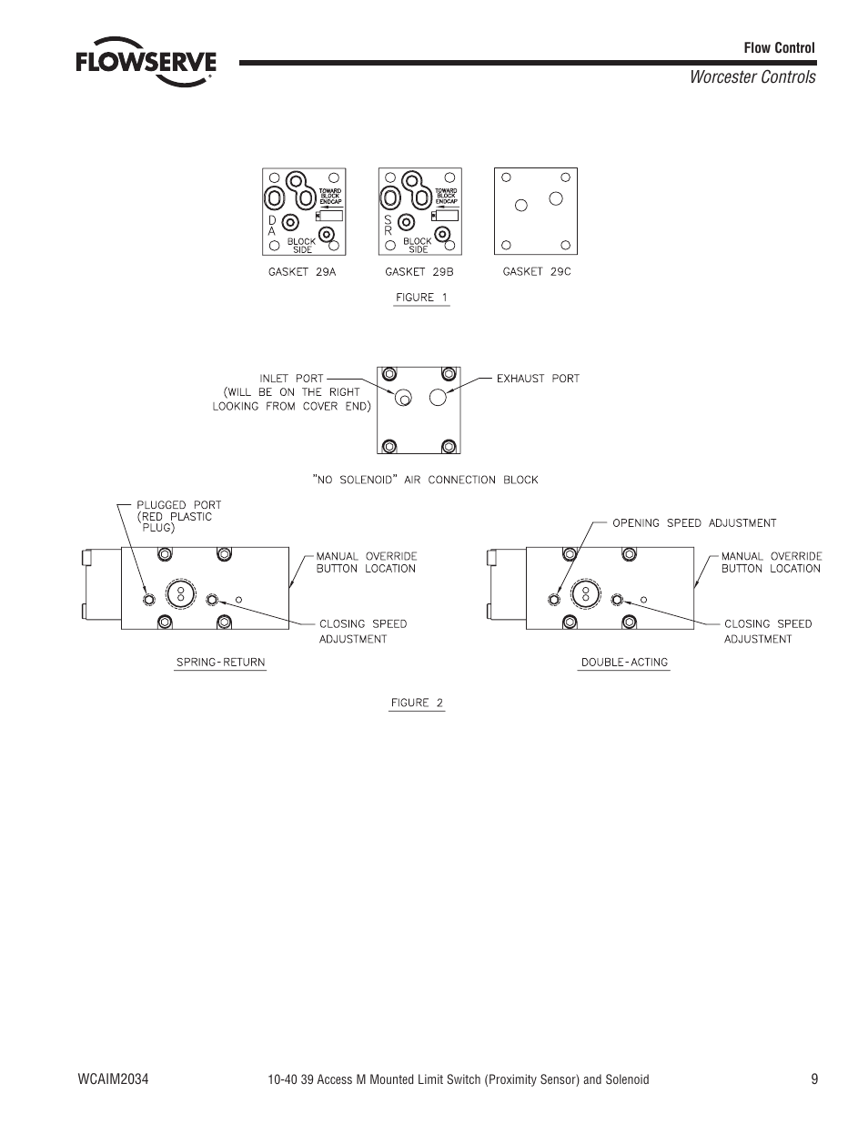 Flowserve 10-40 39 Access M Worcester Controls User Manual | Page 9 / 12