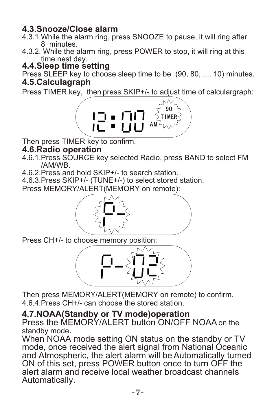 Т³гж 9 | Curtis KCR2614A User Manual | Page 10 / 20
