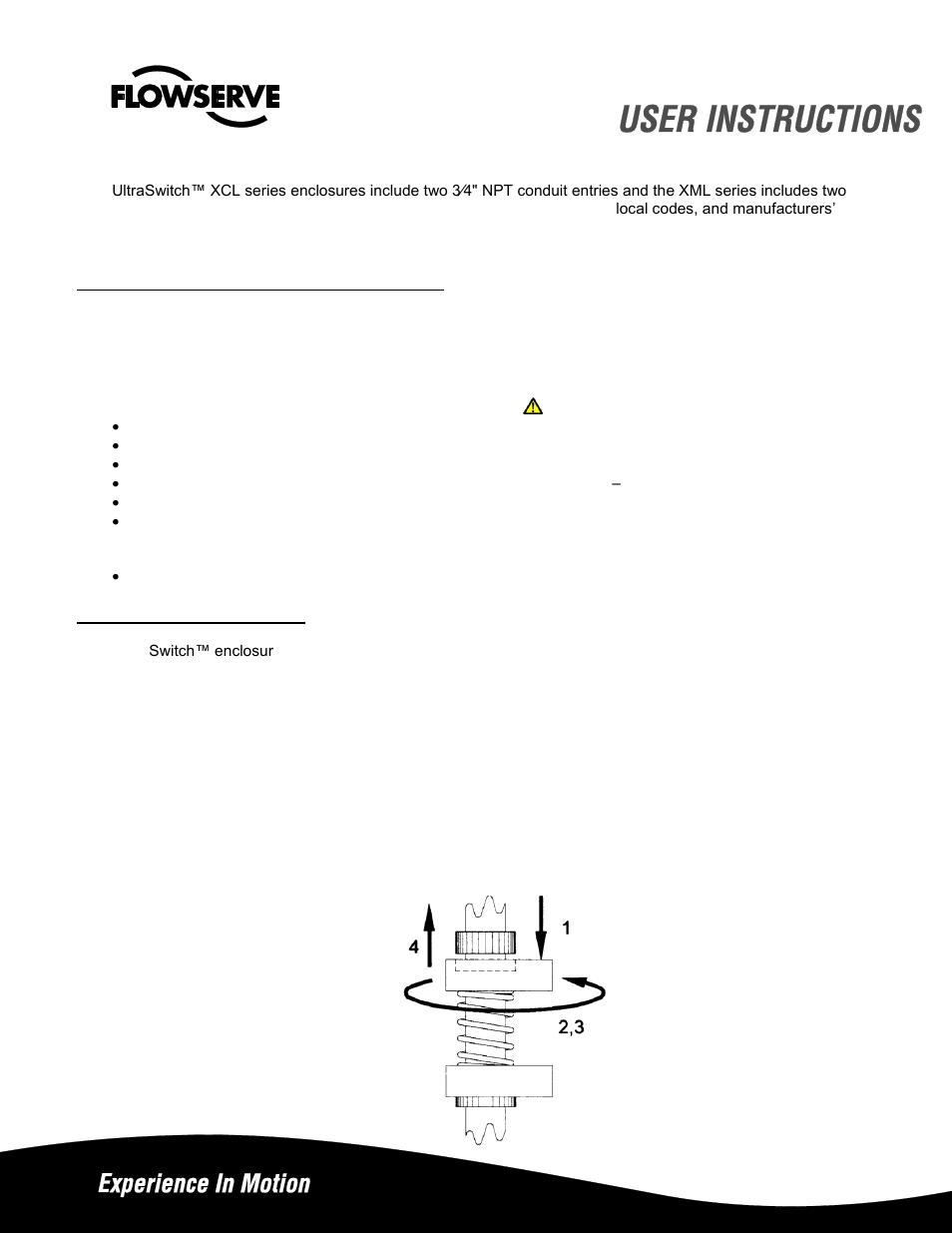 Flowserve WXCL UltraSwitch User Manual | Page 2 / 11