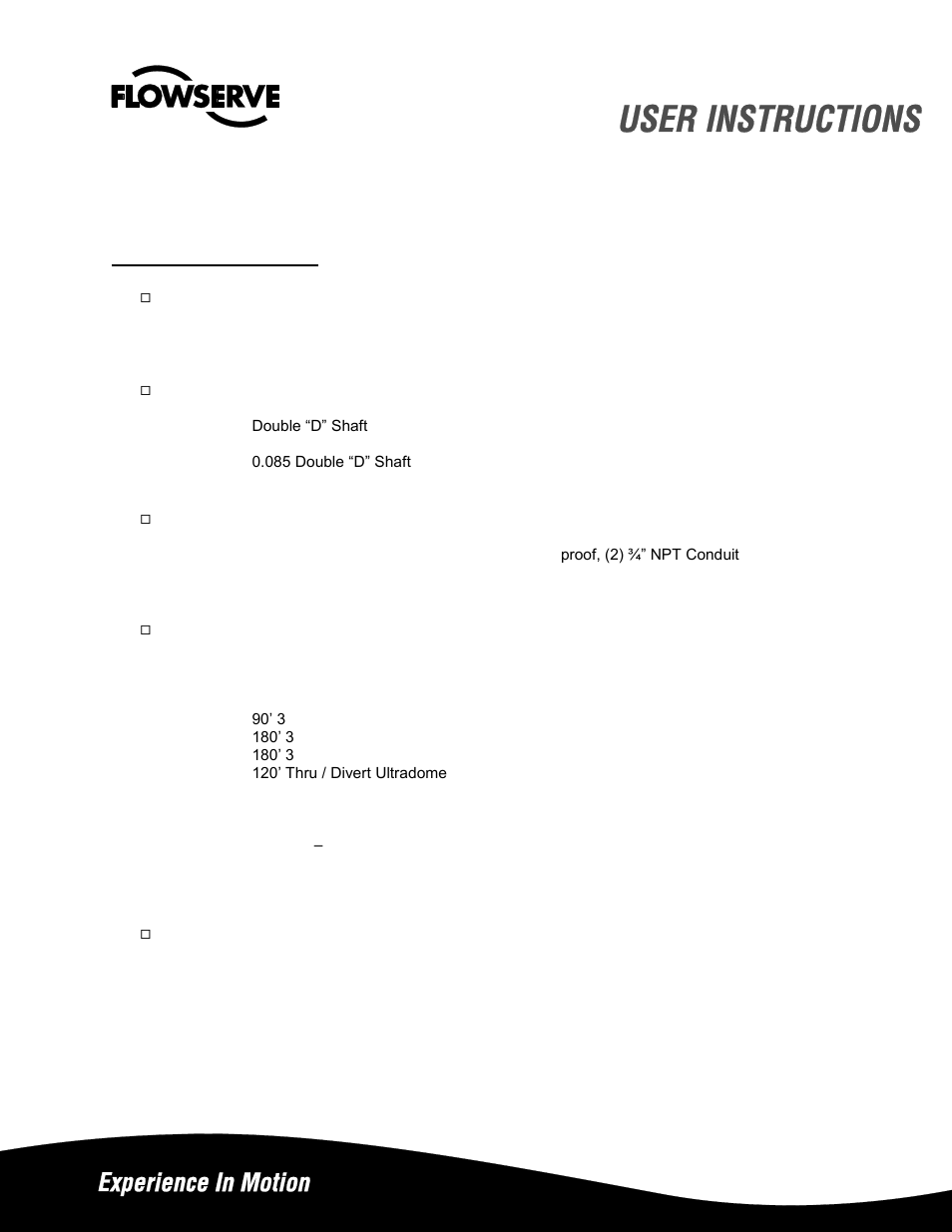 Flowserve WXCL UltraSwitch User Manual | Page 6 / 11