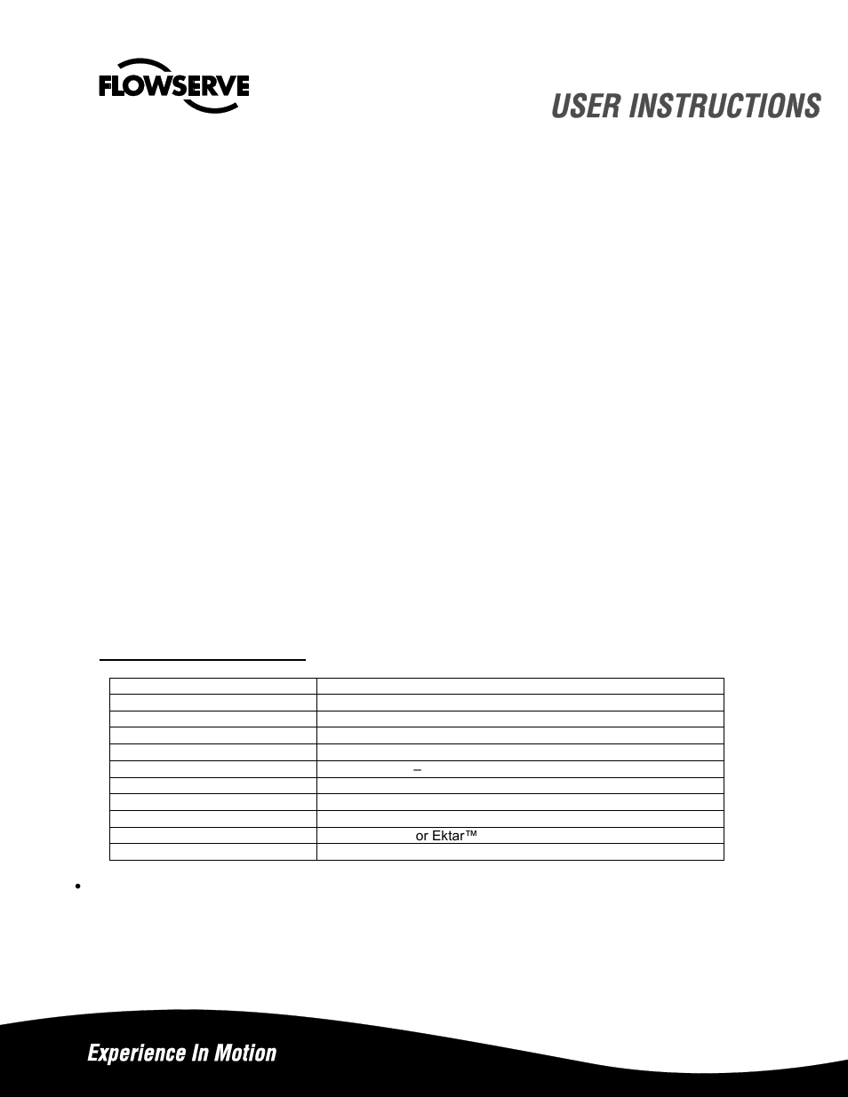 Flowserve WXCL UltraSwitch User Manual | Page 9 / 11