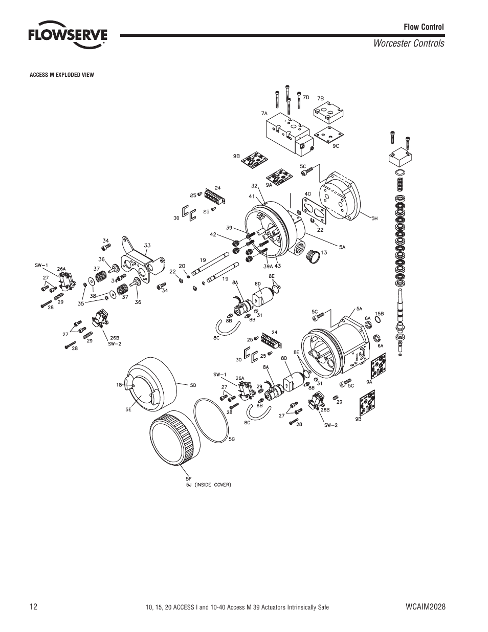 Worcester controls | Flowserve 10 ACCESS I Worcester Controls User Manual | Page 12 / 16