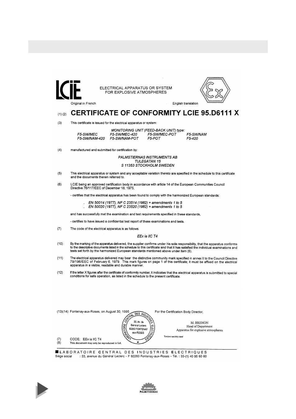 F5 is | Flowserve PMV Valve Control System User Manual | Page 12 / 20