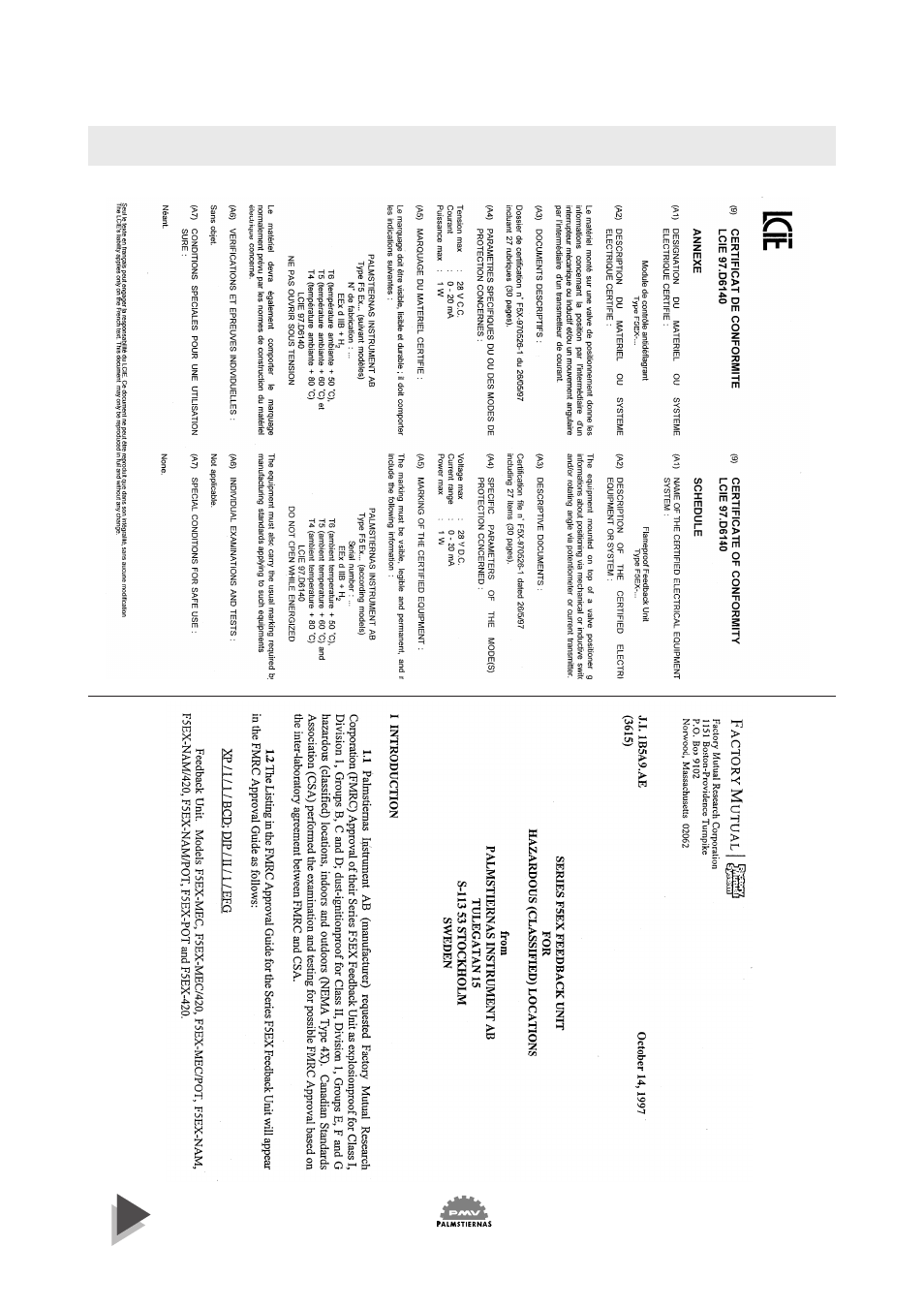 F5-ex | Flowserve PMV Valve Control System User Manual | Page 16 / 20