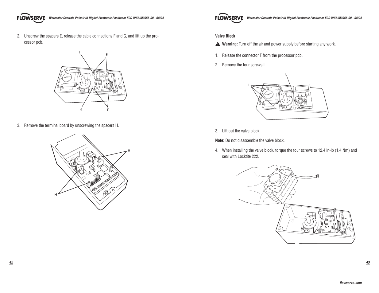 Flowserve Pulsair III Digital User Manual | Page 22 / 32