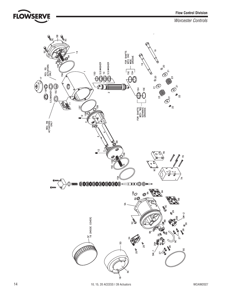 Worcester controls | Flowserve 10 ACCESS I 39 Actuators User Manual | Page 14 / 16