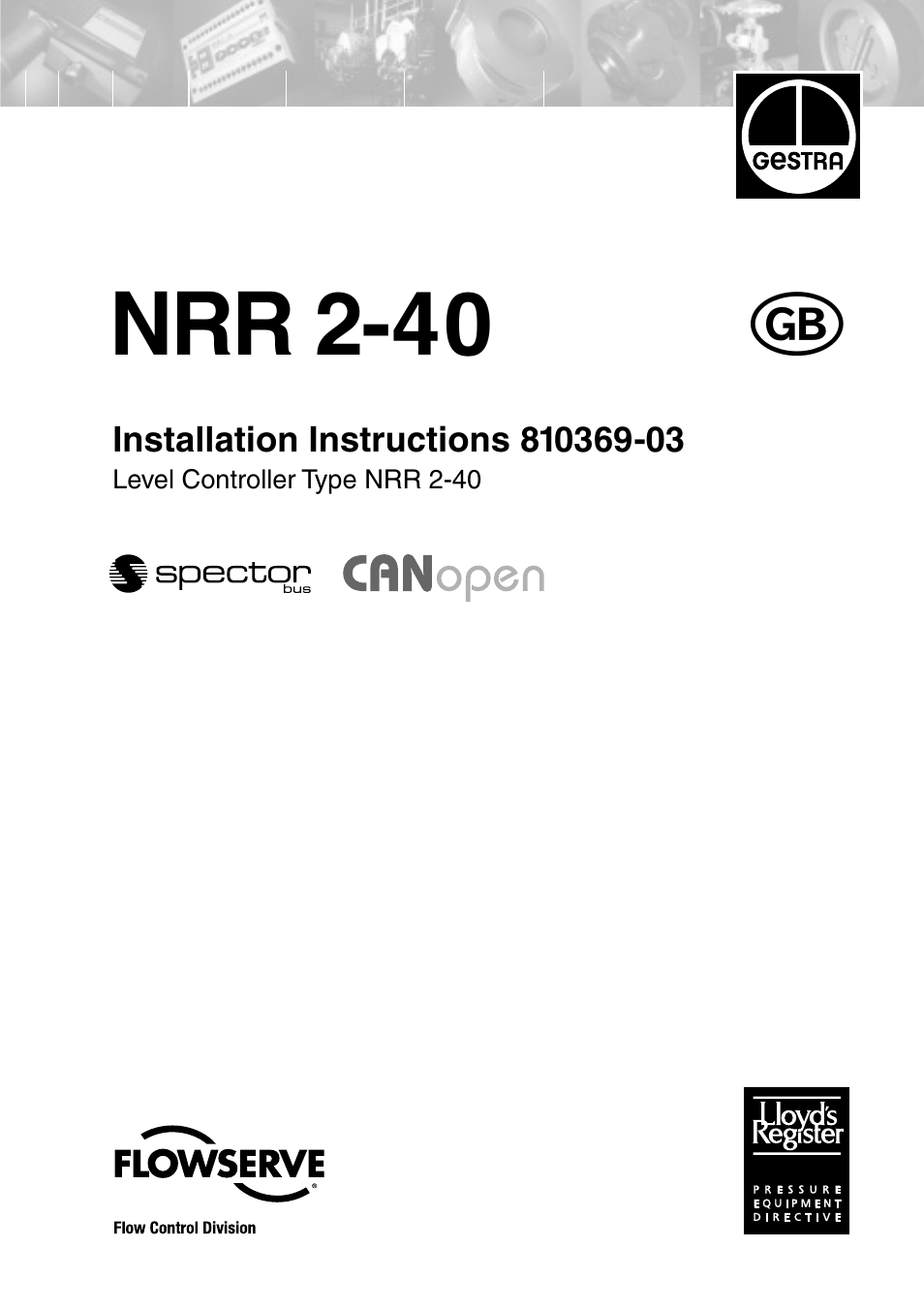 Flowserve NRR 2-40 User Manual | 36 pages