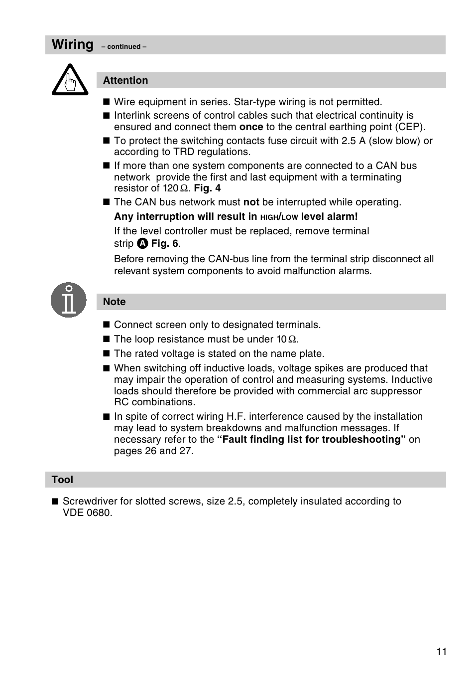 Wiring | Flowserve NRR 2-40 User Manual | Page 11 / 36
