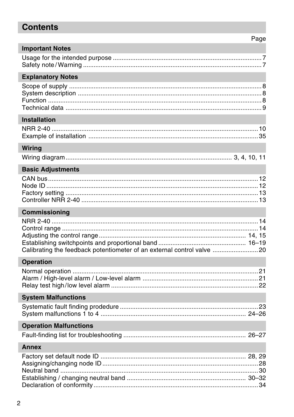 Flowserve NRR 2-40 User Manual | Page 2 / 36