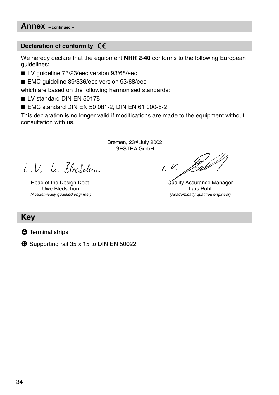 Annex | Flowserve NRR 2-40 User Manual | Page 34 / 36