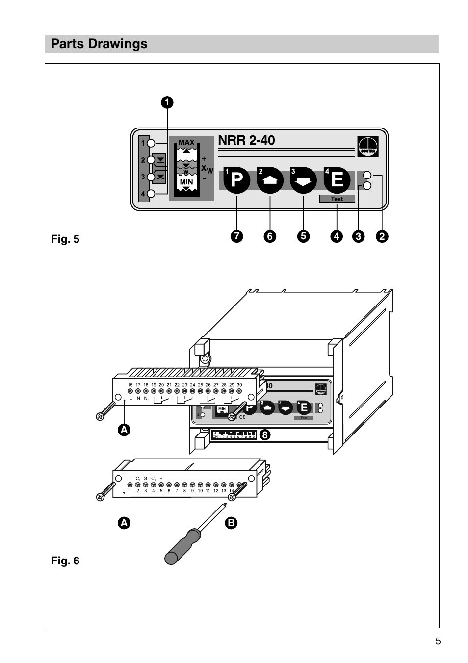 Parts drawings | Flowserve NRR 2-40 User Manual | Page 5 / 36