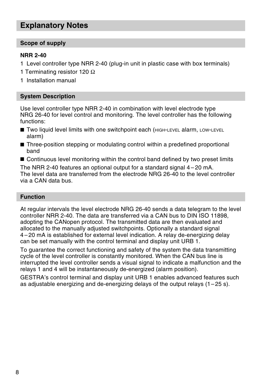 Flowserve NRR 2-40 User Manual | Page 8 / 36