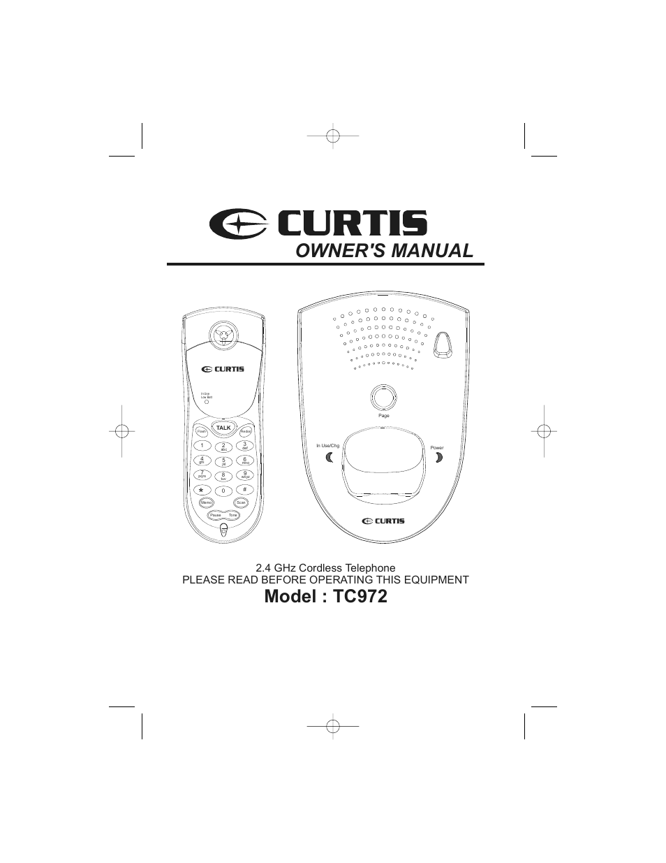 Curtis TC972 User Manual | 19 pages