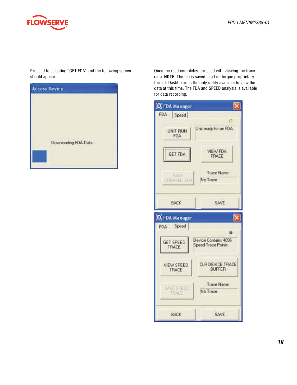 Flowserve MX Dashboard
 Limitorque User Manual | Page 19 / 28