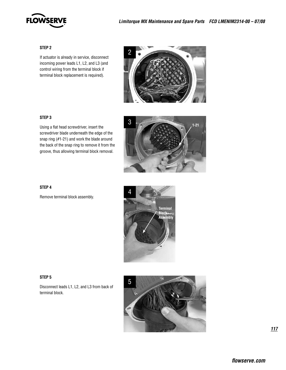 Flowserve MX
 Limitorque User Manual | Page 125 / 164