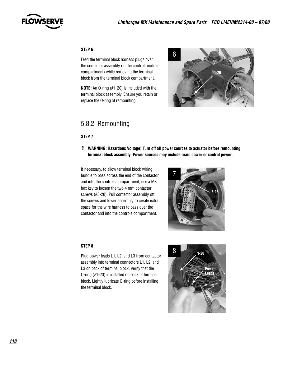 2 remounting | Flowserve MX
 Limitorque User Manual | Page 126 / 164