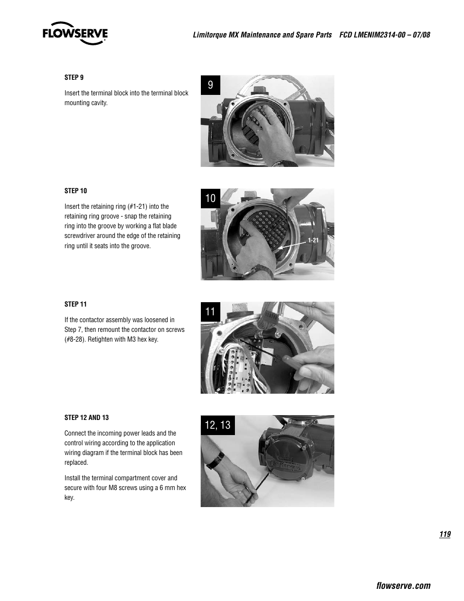 Flowserve MX
 Limitorque User Manual | Page 127 / 164