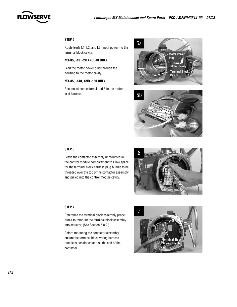 Flowserve MX
 Limitorque User Manual | Page 132 / 164