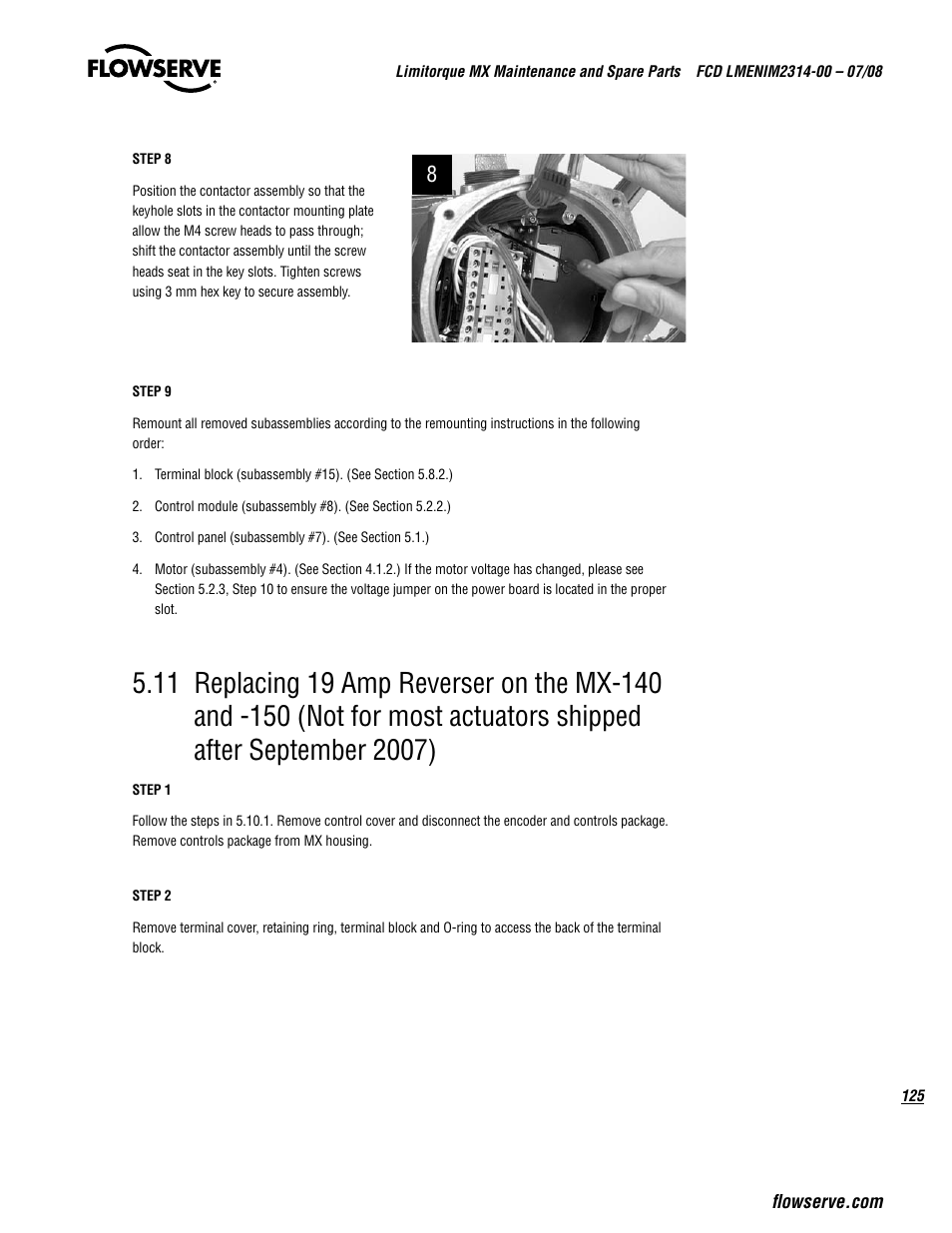 Flowserve MX
 Limitorque User Manual | Page 133 / 164