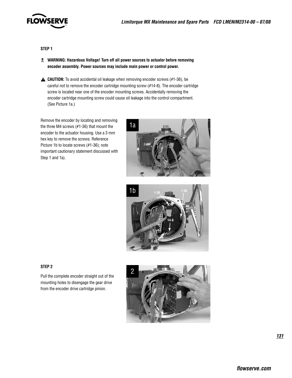 Flowserve MX
 Limitorque User Manual | Page 139 / 164