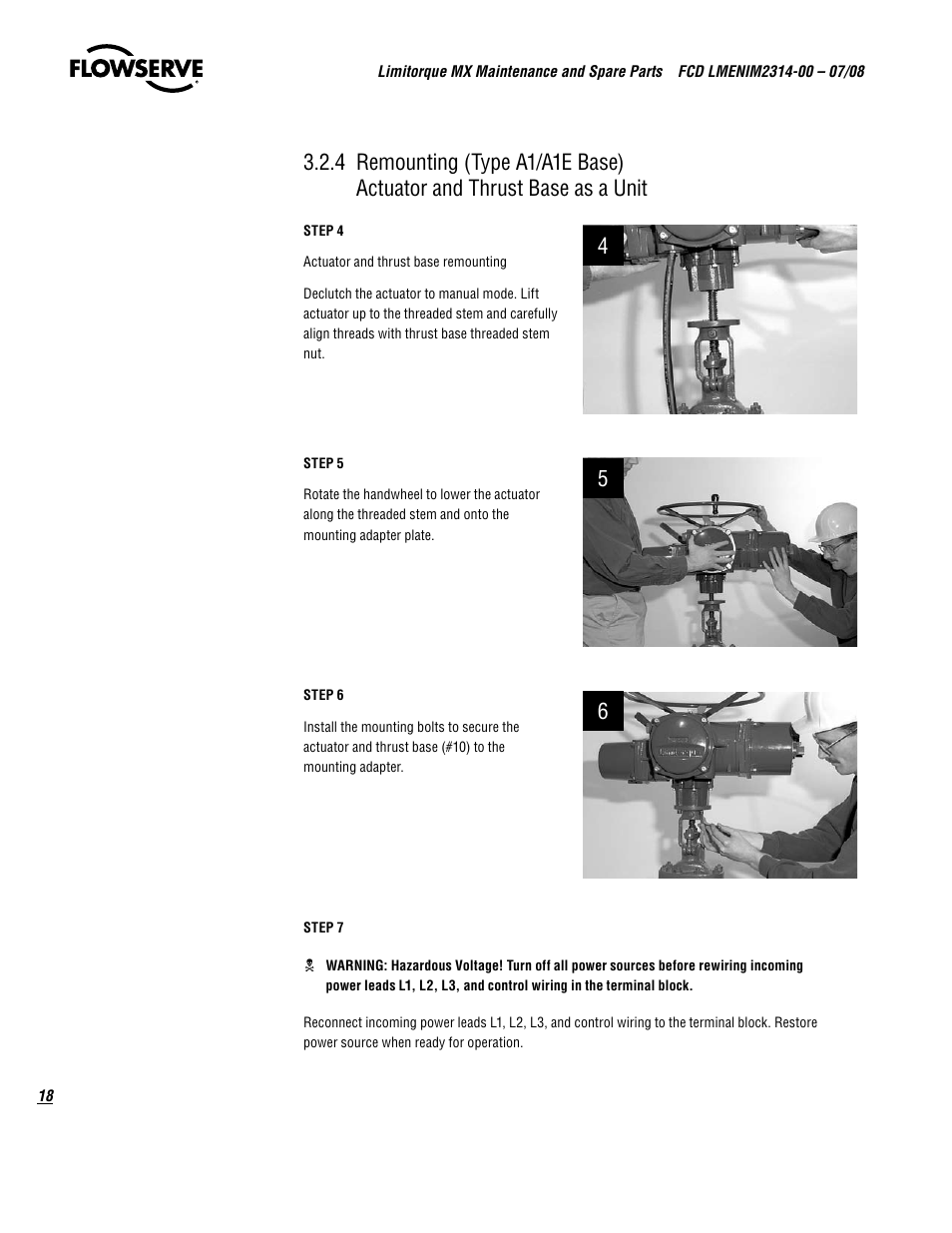 Flowserve MX
 Limitorque User Manual | Page 26 / 164