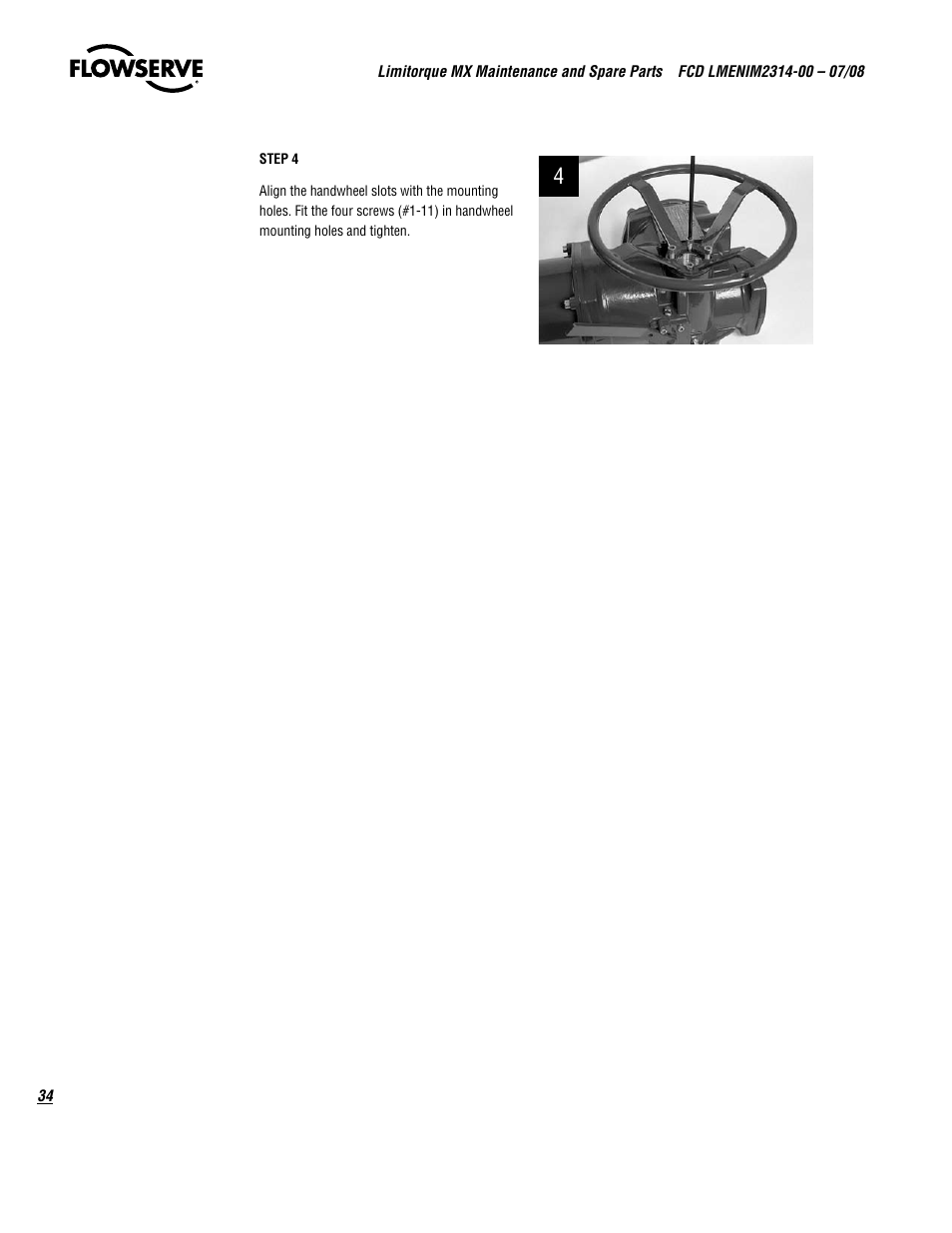 Flowserve MX
 Limitorque User Manual | Page 42 / 164