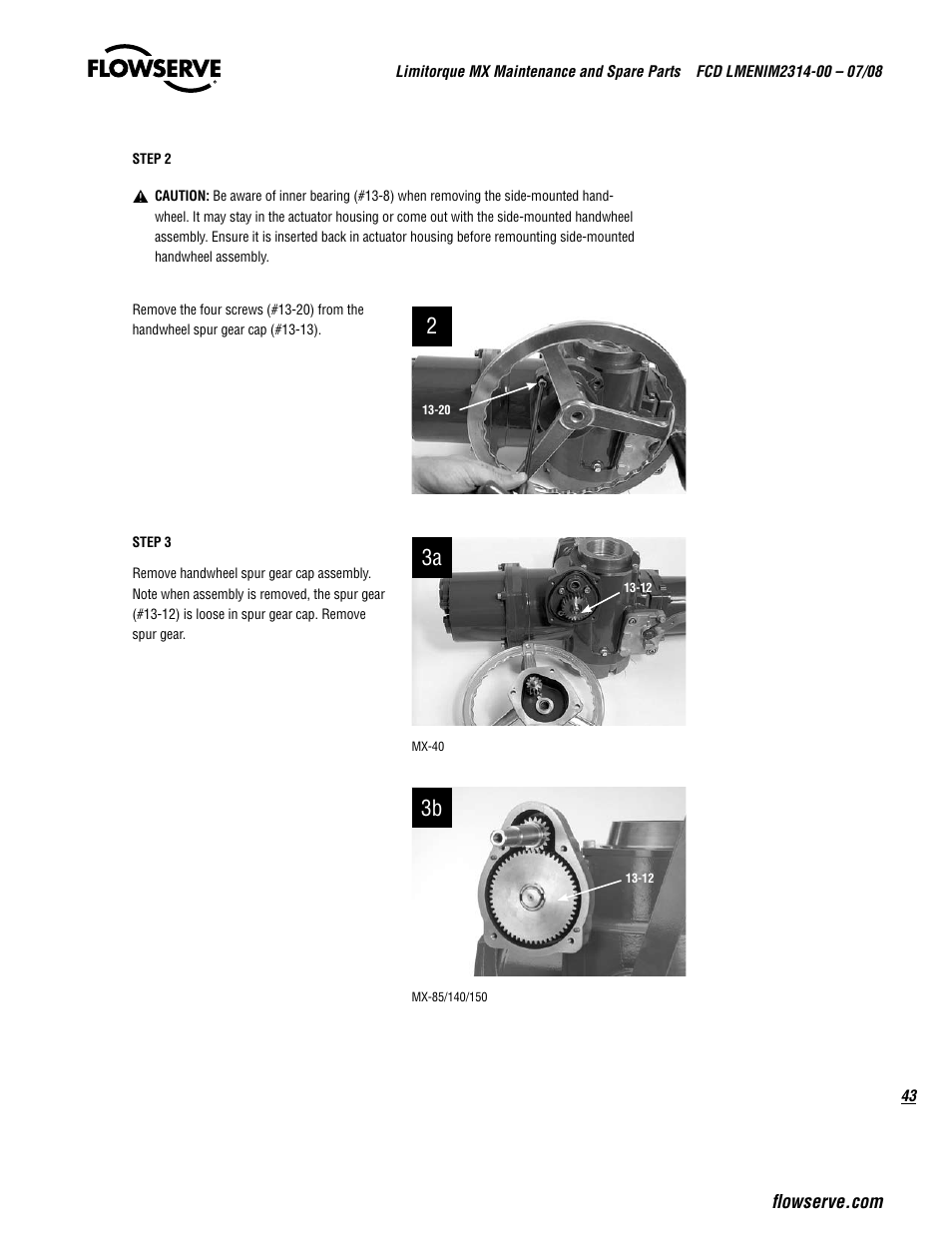 Flowserve MX
 Limitorque User Manual | Page 51 / 164