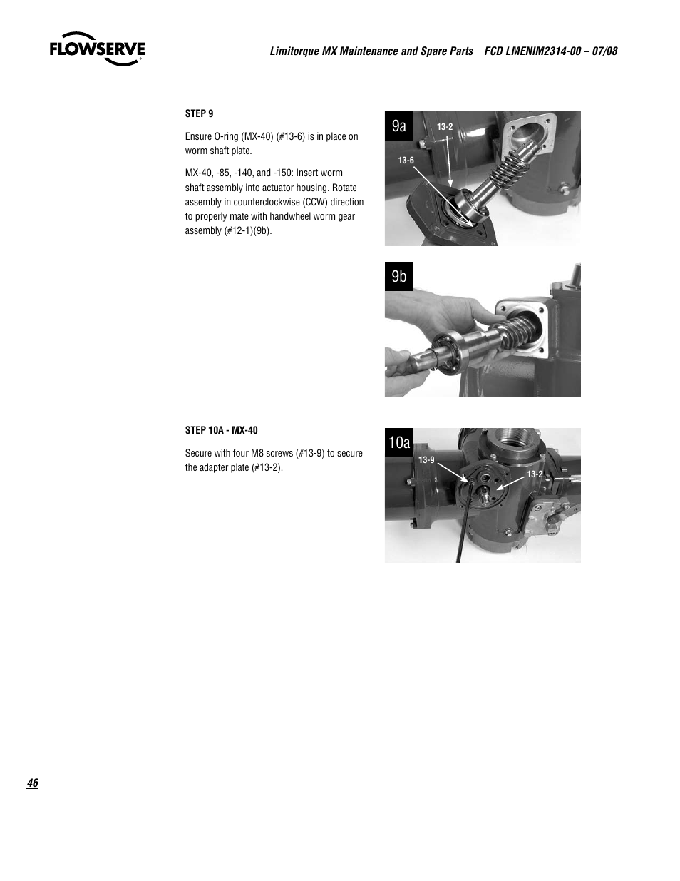 Flowserve MX
 Limitorque User Manual | Page 54 / 164