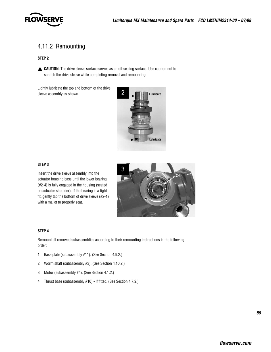 2 remounting | Flowserve MX
 Limitorque User Manual | Page 77 / 164