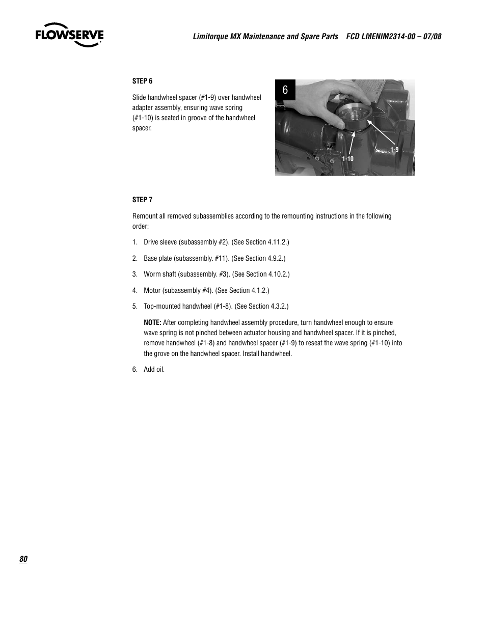 Flowserve MX
 Limitorque User Manual | Page 88 / 164