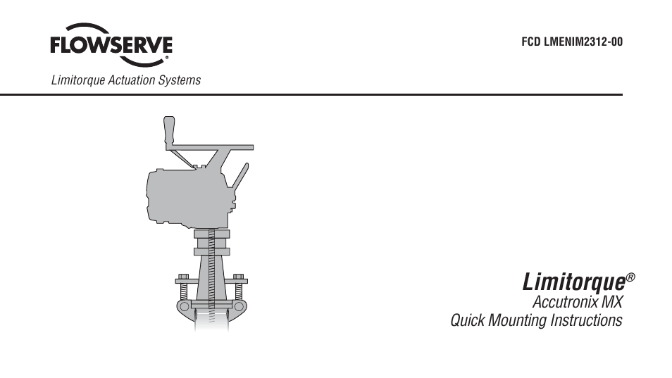 Flowserve MX Accutronix User Manual | 16 pages