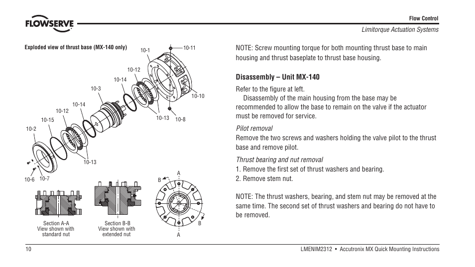 Flowserve MX Accutronix User Manual | Page 10 / 16