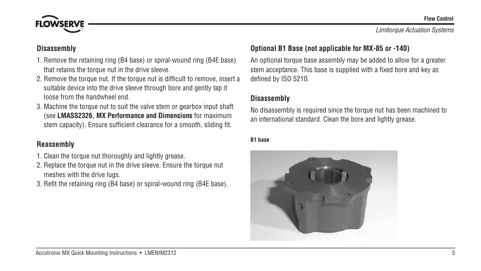 Flowserve MX Accutronix User Manual | Page 5 / 16