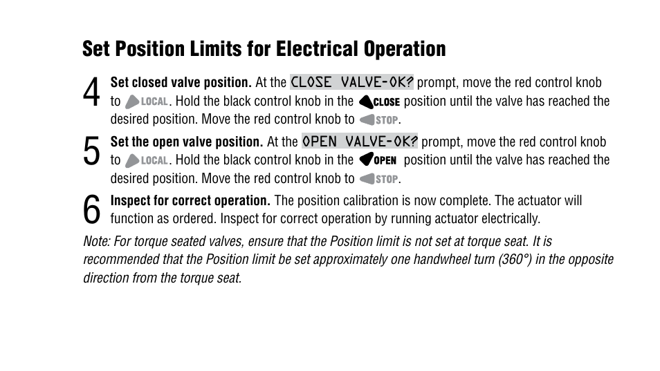 Flowserve MX Actuators User Manual | Page 6 / 12