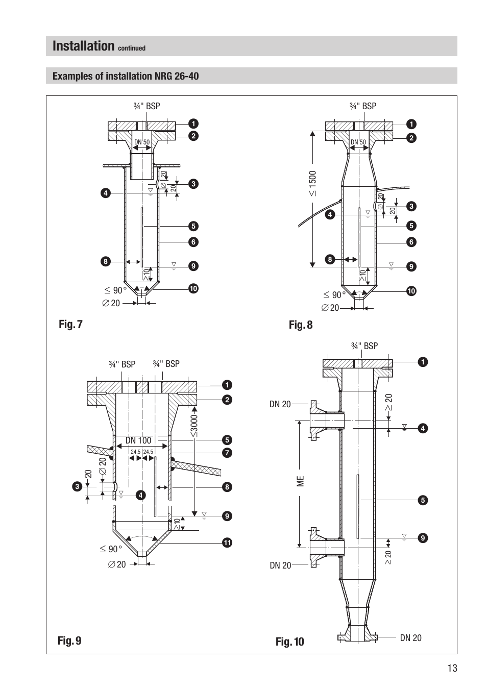 Installation | Flowserve NRG 26-40 User Manual | Page 13 / 28