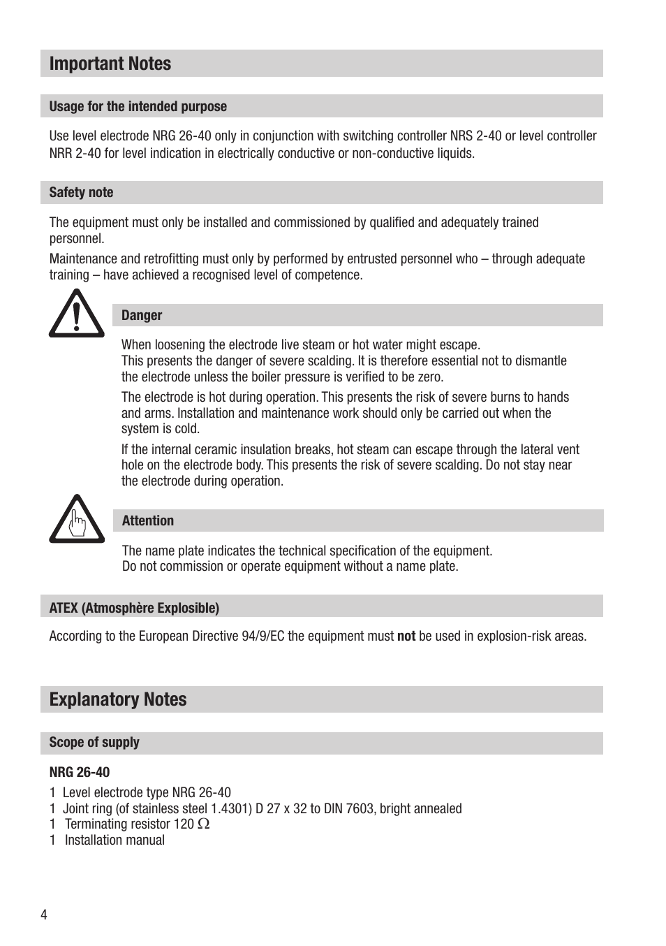 Flowserve NRG 26-40 User Manual | Page 4 / 28