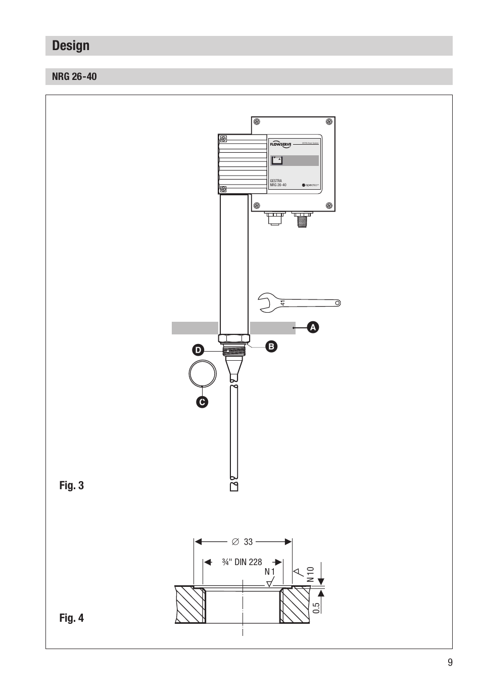 Design, Ad c b | Flowserve NRG 26-40 User Manual | Page 9 / 28